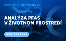 Pozvánka na online webinár: Analýza PFAS v životnom prostredí
